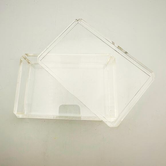 Vintage Acrylic Stationery Display Case Huang Acrylic H-960S 6" x 4" x 2" in Box - Picture 4 of 7